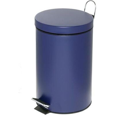 Alco Tretabfalleimer mit Kunststoffeinsatz 12 Liter blau, Abfalleimer, Schwarz, Blau Alco Tretabfalleimer mit Kunststoffeinsatz 12 Liter blau, Abfalleimer, Schwarz, Blau