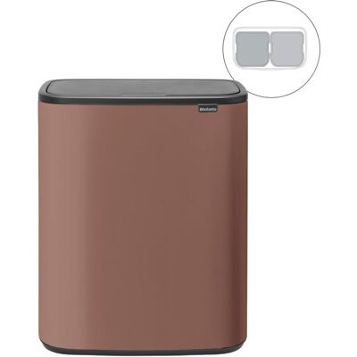 Brabantia Cestino Touch Bo, Abfalleimer, Grau Brabantia Cestino Touch Bo, Abfalleimer, Grau