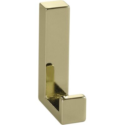 Siro, Kleiderhaken + Wandgarderobe, MantelHaken Doradus GarderobenHaken 15x61mm, Haken ZN vermessingt poliert Siro, Kleiderhaken + Wandgarderobe, MantelHaken Doradus GarderobenHaken 15x61mm, Haken ZN vermessingt poliert