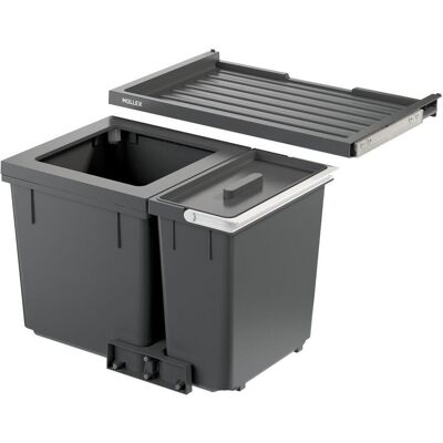 Müllex Abfall-Einsatzsystem X-LINE X60 M7 Basic, Abfalleimer, Grau Müllex Abfall-Einsatzsystem X-LINE X60 M7 Basic, Abfalleimer, Grau