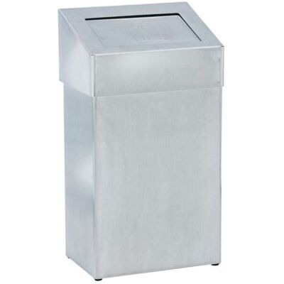 kaiserkraft Abfalleimer - Edelstahl, 18L, Matt, Wandmontage kaiserkraft Abfalleimer - Edelstahl, 18L, Matt, Wandmontage