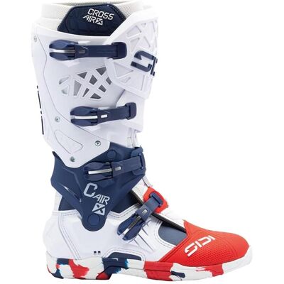 Sidi Crossair X Weiß/Navy/Rot Cross-Stiefel Sidi Crossair X Weiß/Navy/Rot Cross-Stiefel