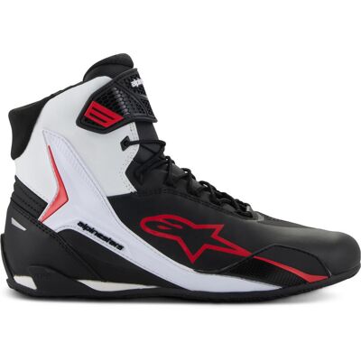Alpinestars, Motorradschuhe, FASTER-4 Wanderschuhe, Weiss/Schwarz/Rot (Herren, 43.5) Alpinestars, Motorradschuhe, FASTER-4 Wanderschuhe, Weiss/Schwarz/Rot (Herren, 43.5)