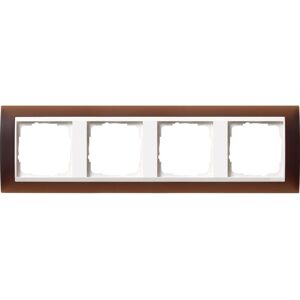 Gira 0214331 - Abdeckrahmen 4f.opak dbr für rws Event - Switch cover frame Gira 0214331 - Abdeckrahmen 4f.opak dbr für rws Event - Switch cover frame