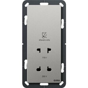Gira, Zubehör Elektroinstallation, 2820600 Rasiersteckd.115-230V Gira, Zubehör Elektroinstallation, 2820600 Rasiersteckd.115-230V