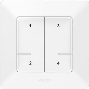 Legrand 752168 Ultraweiß Funk-Szenentaster für Valena Life Legrand 752168 Ultraweiß Funk-Szenentaster für Valena Life