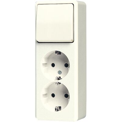 JUNG Modell 626A Zweifach-Schukosteckdose JUNG Modell 626A Zweifach-Schukosteckdose