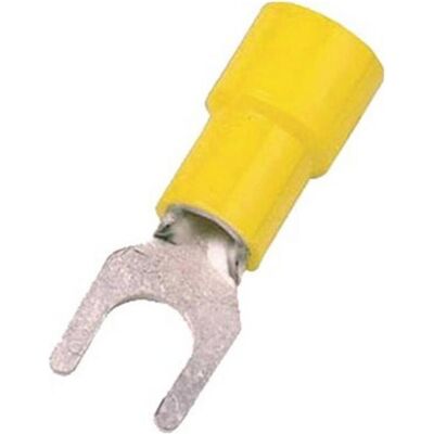 Intercable, Kabelverbindung, Quetschkabelschuh ICIQ65G DIN46237 4-6qmm M5 gelb Gabelform Intercable, Kabelverbindung, Quetschkabelschuh ICIQ65G DIN46237 4-6qmm M5 gelb Gabelform