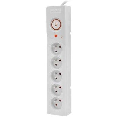 Armac Z5 Überspannungsschutzleiste - 5 Steckdosen, 10A, 5m Kabel - Grau Armac Z5 Überspannungsschutzleiste - 5 Steckdosen, 10A, 5m Kabel - Grau
