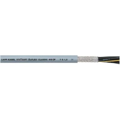 LAPP ÖLFLEX 415 CP Steuerleitung - Abgeschirmt, abriebfest, PUR - 50 m LAPP ÖLFLEX 415 CP Steuerleitung - Abgeschirmt, abriebfest, PUR - 50 m