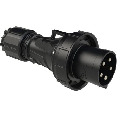 PCE Power Twist 035-6xs Stecker - 63A, 415V, 5P, IP66 PCE Power Twist 035-6xs Stecker - 63A, 415V, 5P, IP66