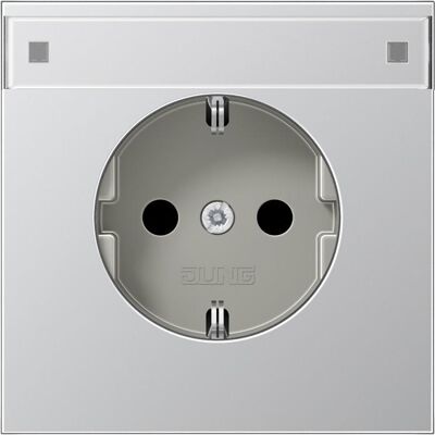JUNG AL1520KINA Aluminium Schuko Steckdose - IP20 - 16A 250V JUNG AL1520KINA Aluminium Schuko Steckdose - IP20 - 16A 250V