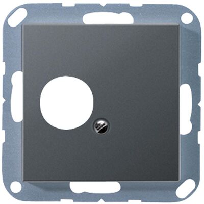 JUNG A 562-1 BF ANM - Abdeckung Lautsprecher, Anthrazit, 55x55mm - Switch Cover Plate JUNG A 562-1 BF ANM - Abdeckung Lautsprecher, Anthrazit, 55x55mm - Switch Cover Plate