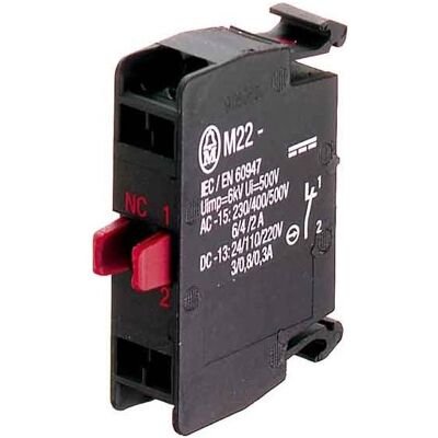 Eaton M22-CK01D Hilfskontakt 1R für Elektroinstallation Eaton M22-CK01D Hilfskontakt 1R für Elektroinstallation