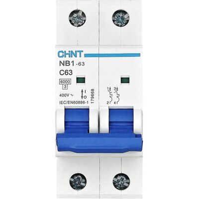 Chint NB1-63 2P C6 - Leitungsschutzschalter Chint NB1-63 2P C6 - Leitungsschutzschalter