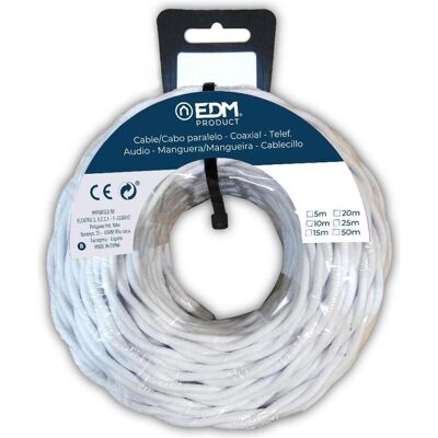 EDM Textil Gevlochten Kabel - 3 x 1,5 mm - 5 m EDM Textil Gevlochten Kabel - 3 x 1,5 mm - 5 m