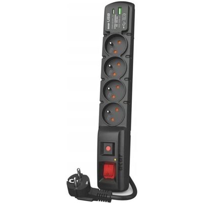 Acar, Steckdosenleiste, Surge Protector F4 French Pd 3.0 (4x, CEE 7/5, 1.50 m) Acar, Steckdosenleiste, Surge Protector F4 French Pd 3.0 (4x, CEE 7/5, 1.50 m)