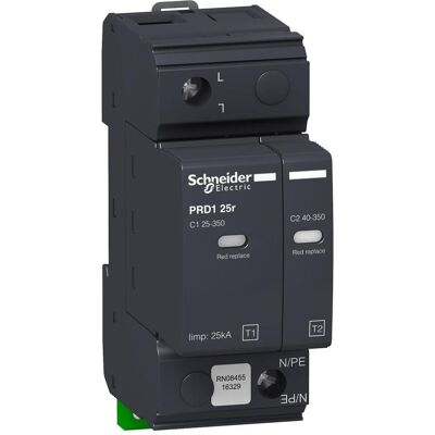 Schneider Electric PRD1 25R 1P Typ1+2 Überspannungsschutz Schneider Electric PRD1 25R 1P Typ1+2 Überspannungsschutz