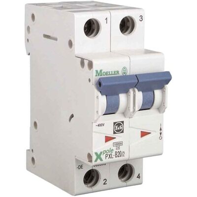 Eaton PXL-B40/2 2-poliger Schutzschalter - B-Charakteristik Eaton PXL-B40/2 2-poliger Schutzschalter - B-Charakteristik