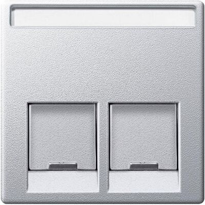 Merten MEG4574-0460 Aluminium Wandplatte - 2-fach Schalterabdeckung Merten MEG4574-0460 Aluminium Wandplatte - 2-fach Schalterabdeckung