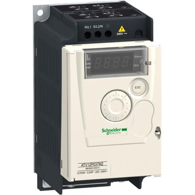 Schneider Electric ATV12P037M3 Frequenzumrichter - 3ph, 200V, 0,37kW Schneider Electric ATV12P037M3 Frequenzumrichter - 3ph, 200V, 0,37kW