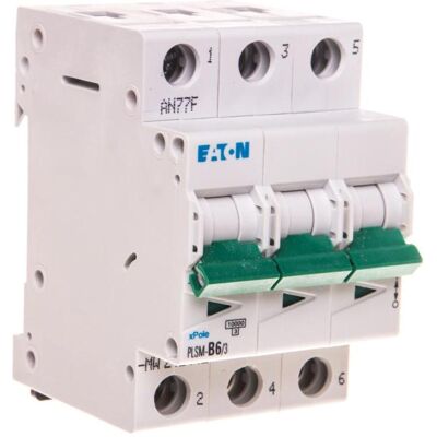 Eaton Schutzschalter - 6A 3P - IP20 Eaton Schutzschalter - 6A 3P - IP20