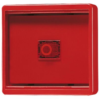 JUNG APWG WG 600 Abdeckung mit Glasfenster rot - Schalterabdeckung JUNG APWG WG 600 Abdeckung mit Glasfenster rot - Schalterabdeckung