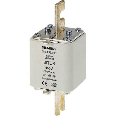 Siemens Sicherung, SITORSicherungseinsatz geschlitzten Messerkontakten NH2 A (315 A) Siemens Sicherung, SITORSicherungseinsatz geschlitzten Messerkontakten NH2 A (315 A)
