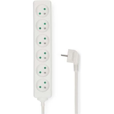 Nedis Mehrfachsteckdose 6-fach 3m 3680W - Power Strip Nedis Mehrfachsteckdose 6-fach 3m 3680W - Power Strip