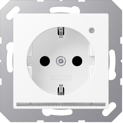 JUNG A1520-OWWMLNW - Schuko Steckdose mit LED JUNG A1520-OWWMLNW - Schuko Steckdose mit LED