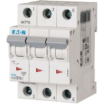 Eaton Leitungsschutzschalter 3P 16A Typ C - DIN-Schiene Eaton Leitungsschutzschalter 3P 16A Typ C - DIN-Schiene