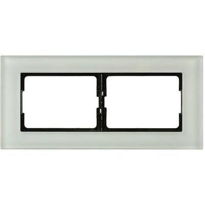 Vila, Zubehör Schalterprogramm, FRAME VILMA XP500 2-GANG GLASS Vila, Zubehör Schalterprogramm, FRAME VILMA XP500 2-GANG GLASS