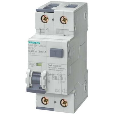 Siemens 5SU13546LB16 FI/LS-Schutzschalter - Fehlerstrom & Leitungsschutz Siemens 5SU13546LB16 FI/LS-Schutzschalter - Fehlerstrom & Leitungsschutz
