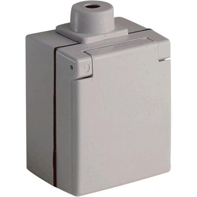 ABL 2441860 Grau IP44 Wandsteckdose - Elektrische Steckdose ABL 2441860 Grau IP44 Wandsteckdose - Elektrische Steckdose