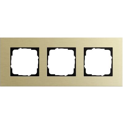 GIRA 0213217 - Abdeckrahmen 3fach - Aluminium Hellgold GIRA 0213217 - Abdeckrahmen 3fach - Aluminium Hellgold