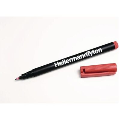 HellermannTyton T82R-RD Markierstift - Wasserfester Filzstift HellermannTyton T82R-RD Markierstift - Wasserfester Filzstift