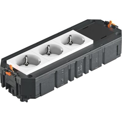 OBO Bettermann - UTC4 G W3 - 3 Steckdosen - Power strip OBO Bettermann - UTC4 G W3 - 3 Steckdosen - Power strip