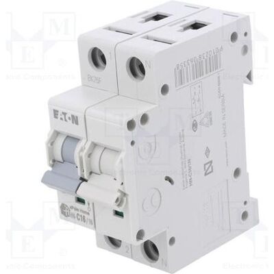 Eaton HN-C16/1N 16A Leitungsschutzschalter - 1P + N, 6kA, AC Eaton HN-C16/1N 16A Leitungsschutzschalter - 1P + N, 6kA, AC