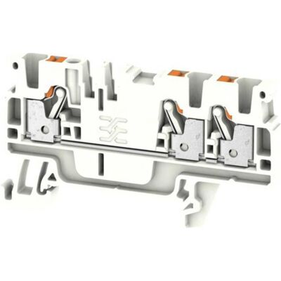 Weidmüller Weiß Durchgangsklemme - 5,1mm - Elektrischer Anschluss Weidmüller Weiß Durchgangsklemme - 5,1mm - Elektrischer Anschluss