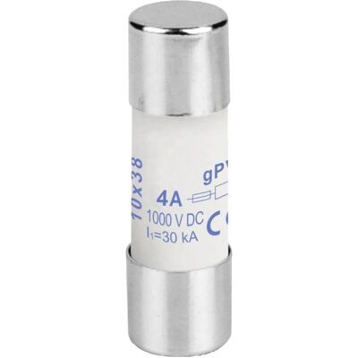 Weidmüller 2783190000 Mikrosicherung 10x38mm 4A 1000V DC - Sicherung Weidmüller 2783190000 Mikrosicherung 10x38mm 4A 1000V DC - Sicherung
