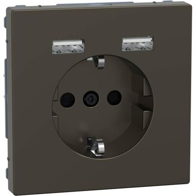 Merten MEG2366-6052 Moccametallic Schuko Socket - Socket Outlet Merten MEG2366-6052 Moccametallic Schuko Socket - Socket Outlet