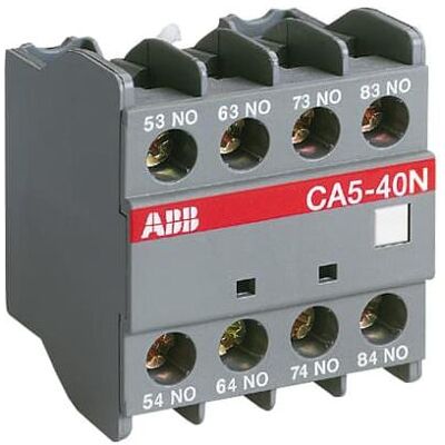 ABB, Verteilerschrank Zubehör, CA5-04N Hilfskontaktblock 4-polig, 4Ö 1SBN010040R1204 ABB, Verteilerschrank Zubehör, CA5-04N Hilfskontaktblock 4-polig, 4Ö 1SBN010040R1204