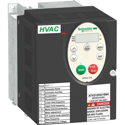 Schneider Electric ATV212HD22N4S - Frequenzumrichter - 22 kW, 480V, IP21 Schneider Electric ATV212HD22N4S - Frequenzumrichter - 22 kW, 480V, IP21