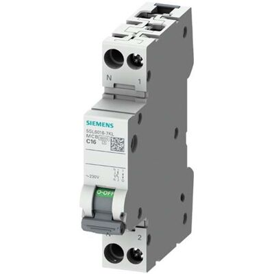 Siemens Modell 5SL6040-7KL Leitungsschutzschalter - 1+N, 40A, IP20 Siemens Modell 5SL6040-7KL Leitungsschutzschalter - 1+N, 40A, IP20
