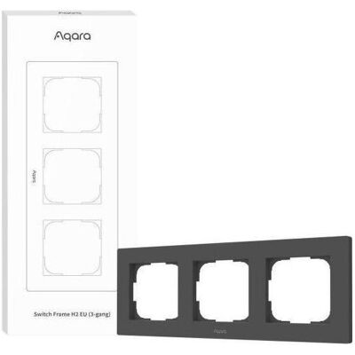 Aqara, Zubehör Schalterprogramm, AQA FE-X02D-G - Switch Frame H2 EU Grey (3-gang) Aqara, Zubehör Schalterprogramm, AQA FE-X02D-G - Switch Frame H2 EU Grey (3-gang)