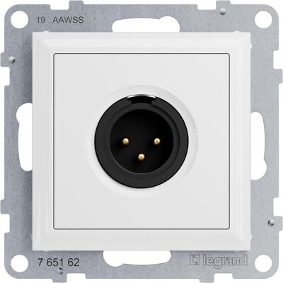 Legrand - SEANO XLR-Dose 3-polig männlich - Steckdose Legrand - SEANO XLR-Dose 3-polig männlich - Steckdose