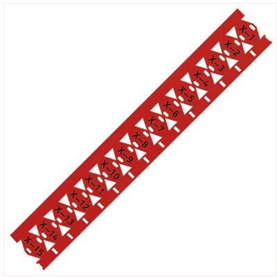 Wago 211-835/000-005 Kabelmarkierungssystem - 25x10mm Rot, 500 Markierer Wago 211-835/000-005 Kabelmarkierungssystem - 25x10mm Rot, 500 Markierer
