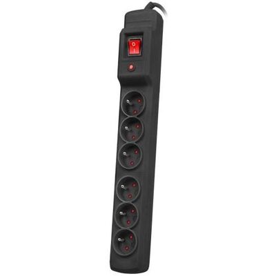 Armac, Steckdosenleiste, Arcon M6 Schützende Steckdosiereihe 6x Steckdosen, 3m Kabel, Schwarz (6x, CEE 7/4, 3 m) Armac, Steckdosenleiste, Arcon M6 Schützende Steckdosiereihe 6x Steckdosen, 3m Kabel, Schwarz (6x, CEE 7/4, 3 m)