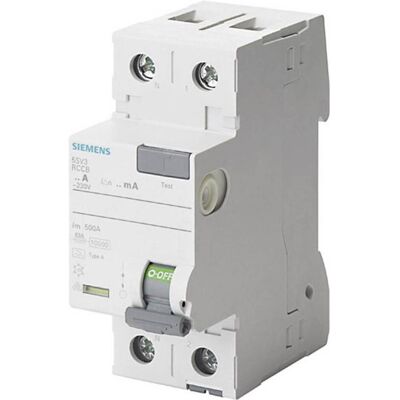 Siemens Schutzschalter, FI TYP 40A NPOL 30MA 230V 2TE Siemens Schutzschalter, FI TYP 40A NPOL 30MA 230V 2TE
