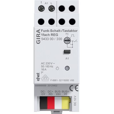 Gira 543300 Funk Schaltaktor - Schaltaktor Gira 543300 Funk Schaltaktor - Schaltaktor